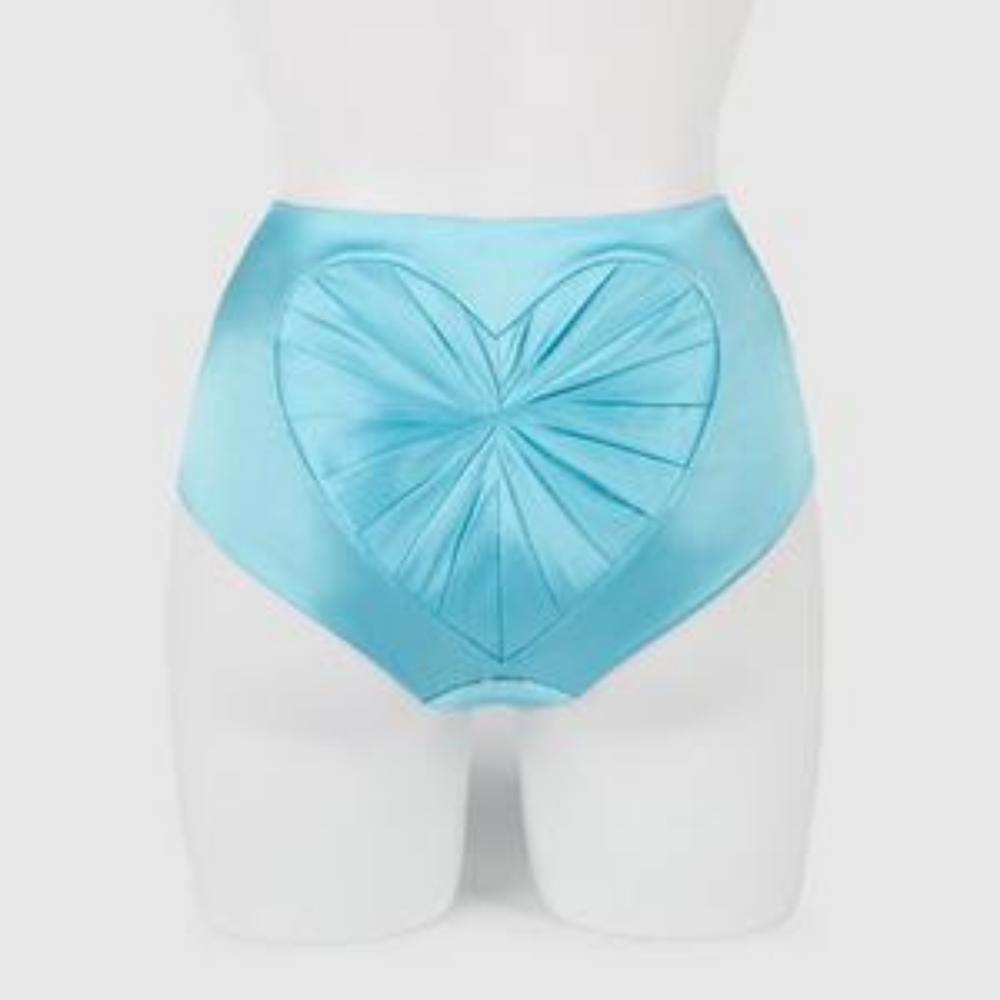 Miss Lala Presents Blue Chocolate Box High Waist Brief S